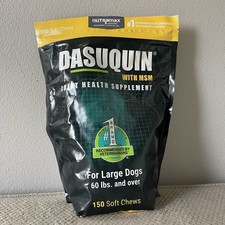 New Nutramax Dasuquin MSM Soft Chews Joint Health Large Dogs 150 Chews