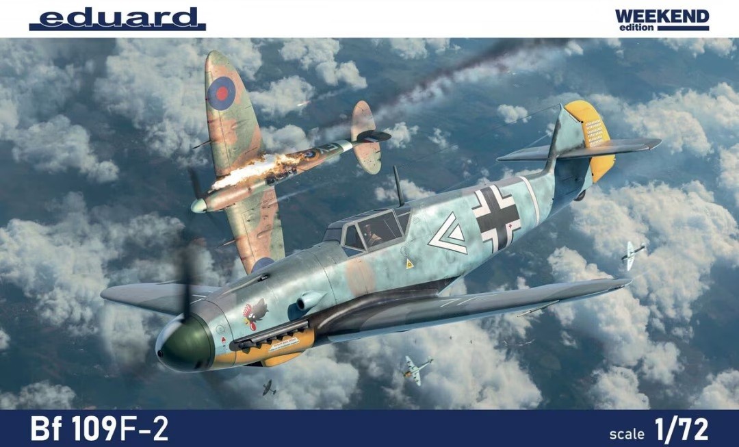 Eduard 7474 1:72nd scale Bf 109F-2 Weekend Edition