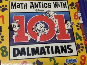 Math Antics with Disney's 101 Dalmatians Sega Pico Complete in Box
