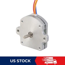 Nema 11 Stepper Motor Pancake Bipolar 1.8deg 1Ncm(1.4oz.in) 0.5A 28x9.5mm 4-wire