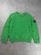 Stone Island Junior Crewneck Sweatshirt Green Size 10Age Duties Paid USA 