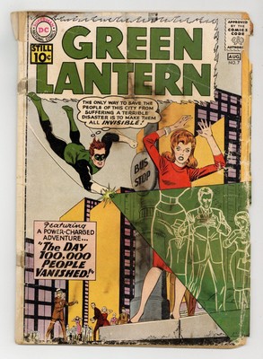 Green Lantern #7 FR 1.0 1961 1st app. and origin Sinestro