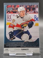 Owen Tippett Young Guns YG RC 2017-18 Upper Deck #469 Rookie Card. rookie card picture