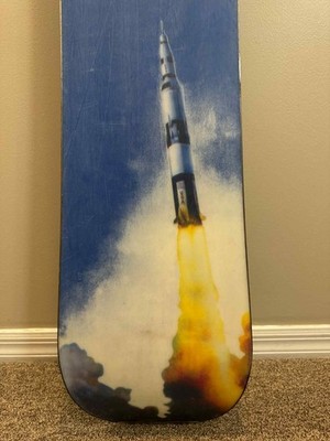 Burton RIPPEY Mission 156cm Snowboard Rocket Rare Classic