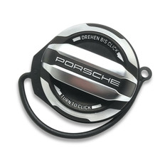 Fuel Cap Tank Brushed Silver For Porsche Second Generation 971044251 971044261