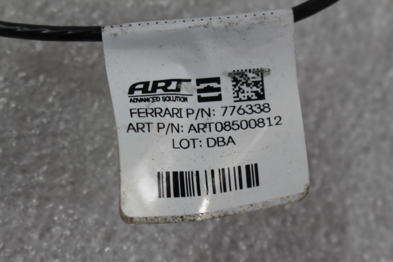 Ferrari 296 GTB Rear Door cable P/N 776338