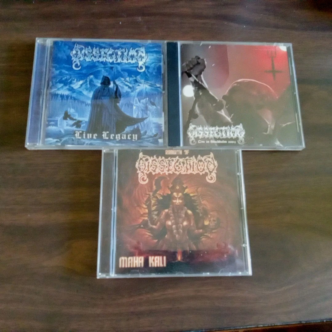 Dissection 3CD Lot: Live Legacy, Live In Stockholm 2004, Maha Kali  🇸🇪