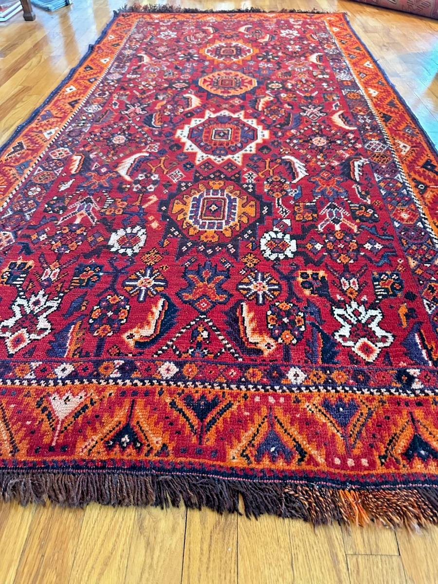 Antique Qashqai Rug Circa 1890-1910 | eBay Antique Qashqai Rug Circa 1890-1910 | eBay