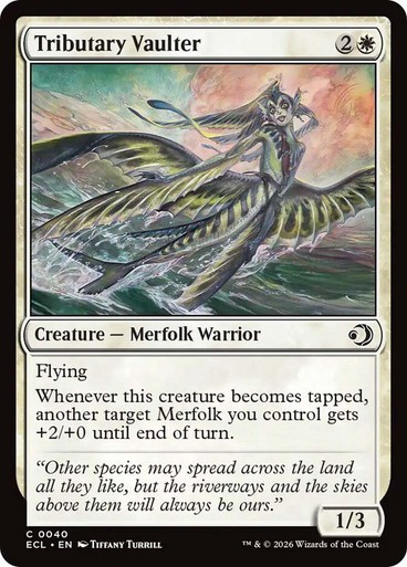 x4 NM (Playset, 4x) Tributary Vaulter, MTG, Lorwyn Eclipsed, Magic, 40