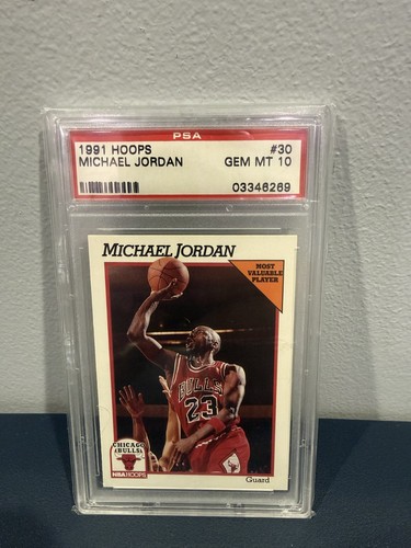 1991 HOOPS MICHAEL JORDAN #30 PSA 10 GEM MINT Bulls