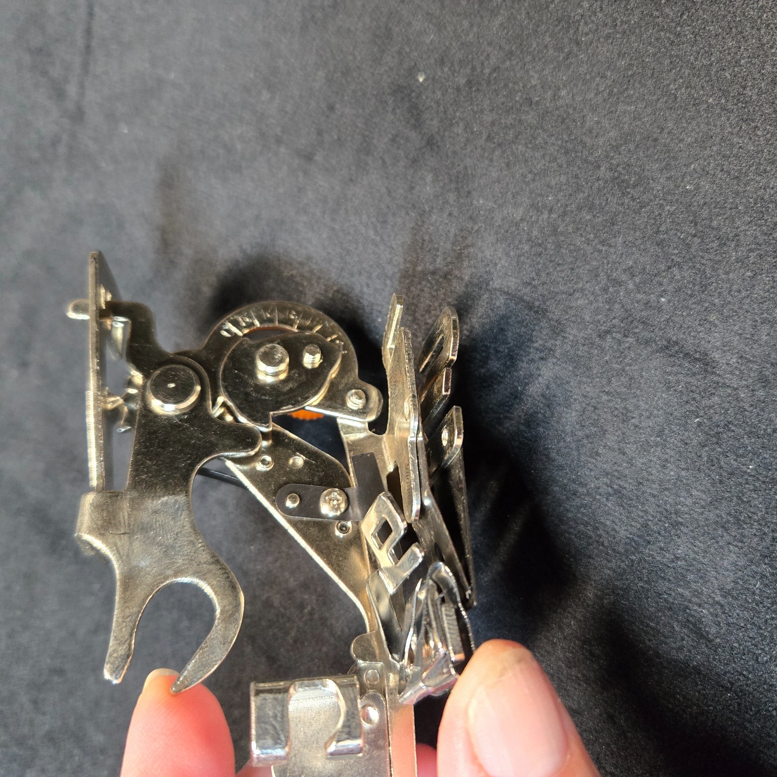 Ruffler for sewing machine presser foot attachment Greist Ruffles #55705 org box