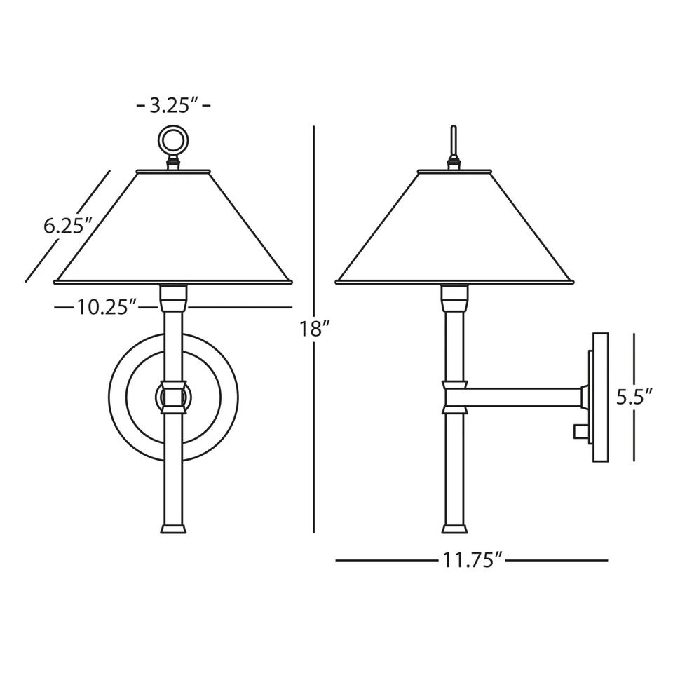 Robert Abbey Aaron Wall Aaron 18" Wall Sconce - MultiColor - Image 2 of 4