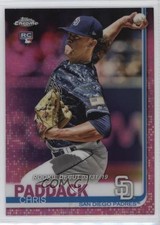 2019 Topps Chrome Update Target Rookie Debut Pink Refractor Chris Paddack 10no
