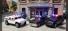 164 Scale Flashing Police- Emergency Lightbar. 164 Scale Flashing Police- Emergency Lightbar.