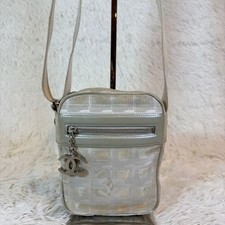 Chanel Shoulder Bag New Travel Line Nylon 17cm 13cm 4 5cm Authentic