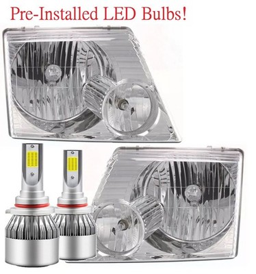 TRIPLE E EMBASSY 2005 2006 LED HEADLIGHTS HEAD LIGHTS FRONT LAMPS PAIR RV