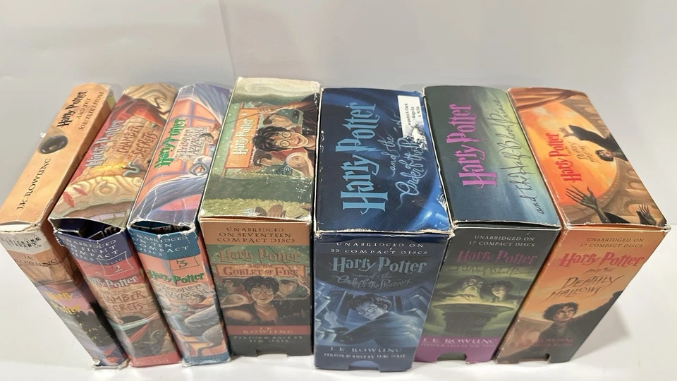 Harry Potter Audio Book Set 1-7 CD  Jim Dale JK Rowling**missing disc.read info* Foto 3 de 4