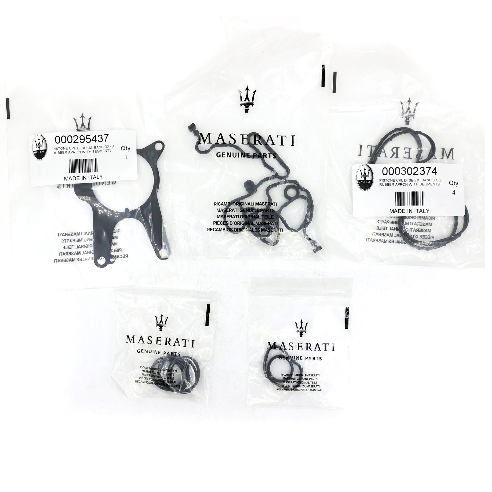 Maserati Levante Ghibli Quattroporte 3.0L V6 Engine Overhaul Kit