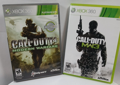 Xbox 360 -Call of Duty 2 Game Collection - 4Modern Warfare - Modern Warfare 3