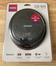 ION Audio CD GO Portable CD Player Bluetooth Black Factory Sealed 