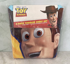 Toy Story 2 Piece Toddler Sheet Set Bed Kids Disney Pixar Woody Rex Buzz 2016