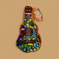 Bark Box Guitar Licks XS-S Dog Toy Crinkle Squeaker NWT