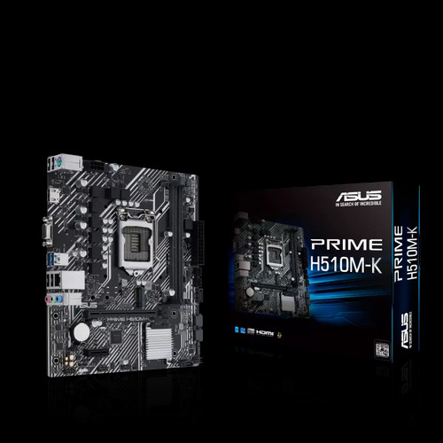 ASUS PRIME H510M-K LGA1200 support 11th Gen/10th Gen CorePentium/Celeron - 第 1/1 張圖片