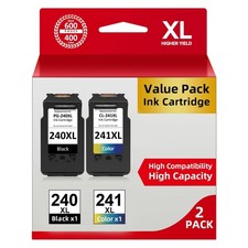 PG-240XL CL-241XL Black Tri-Color Ink Cartridge for Canon PIXMA MG3620 printer