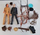 Y-259 LOUIS MARX BEST OF THE WEST FIGURES & ACCESSORIES-CHIEF CHEROKEE & COBRA!