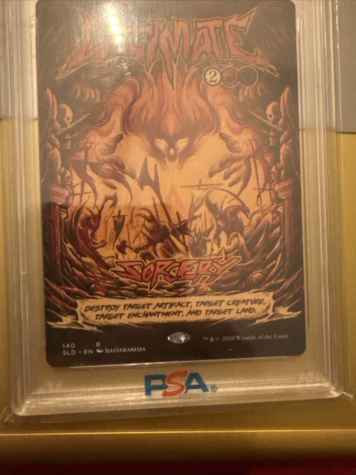 Magic the Gathering MTG Decimate Secret Lair Drop #140 PSA 10 Gem Mint view 3