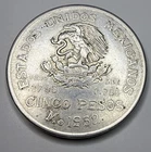 Photo of a 1952 Mexico 5 Pesos Silver from an eBay listing that sold on Jun 23, 2026