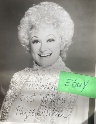 Phyllis Diller Autographed/Signed 8x10 Photo