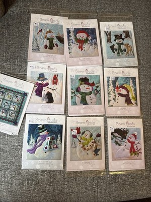 McKenna Ryan Snow Buds Pieced Quilt Pattern Set Of 10 Blocks NIP