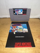 Mario Paint (Super Nintendo Entertainment System, 1992) Game And Manual