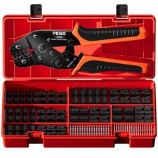 PEBA Crimping Tool and JST Connector Kit - 14 Types of 2.5 mm JST-SM Connecto...