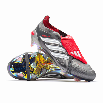Adidas Predator Elite Foldover Tongue SG Soccer Cleats Mens Size 7 Womens 8 Gray adidas Predator Elite Fold Tongue FG - Base Pack (SP24  main image 2