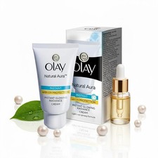 Olay Natural Aura Instant Glowing Radiance Lightweight Cream With UV Protection