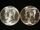 2017-P and D Kennedy Half Dollars (2 coins) AU++. Free Shipping!