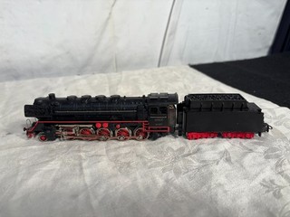 Märklin H0 nr GN 800 Dampflok mit Tender Br 44 der DB aus Guß um 1955