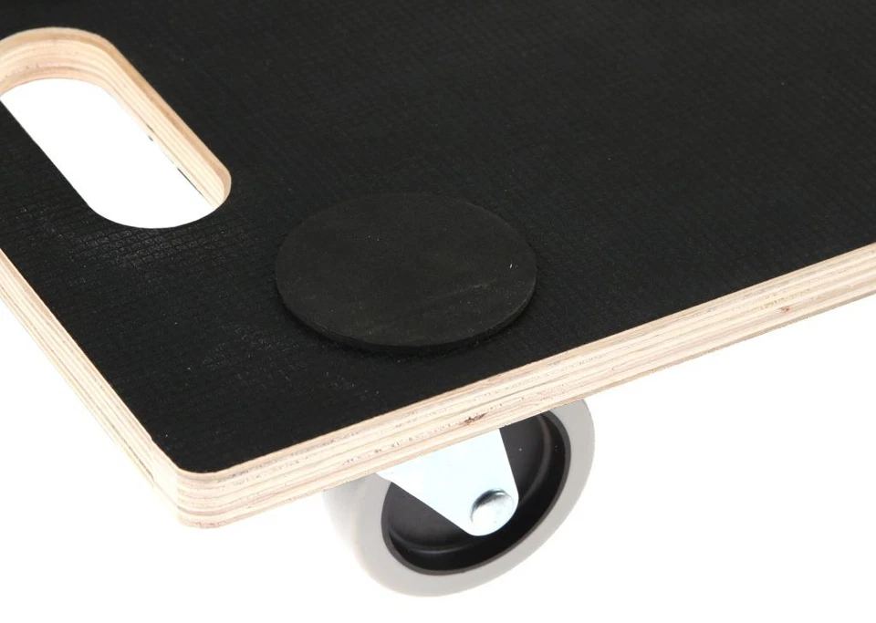 Transportroller Möbelroller Rollbrett Siebdruckbrett TPE Rollen 200 kg  6 Stück - Bild 4 von 4