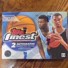 23-24 Topps Finest Hobby NBA Basketball  Sealed Box
