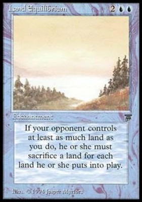 Land Equilibrium - Medium Play MTG Legends