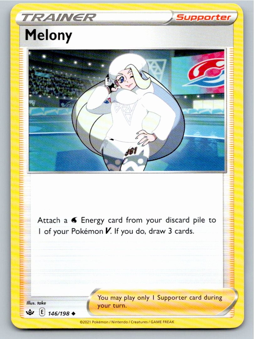 2021 POKEMON MELONY CHILLING REIGN 146/198 UC NM A59152 FREE S&H