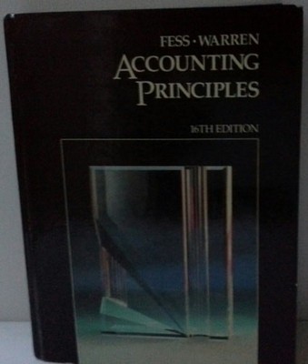 Accounting principles, Fess, Philip E, Good Book