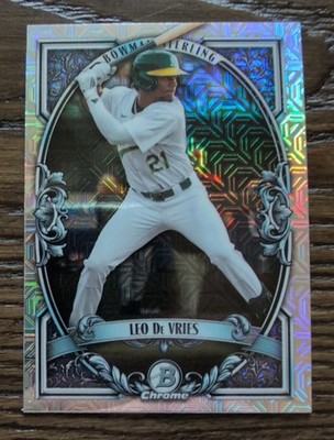 2026 Bowman Chrome - Leo DeVries #BST-9 Bowman Sterling Mojo Refractor