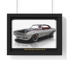 Legendary 1969 Chevrolet Camaro RS SS Custom Muscle Car Poster - Iconic