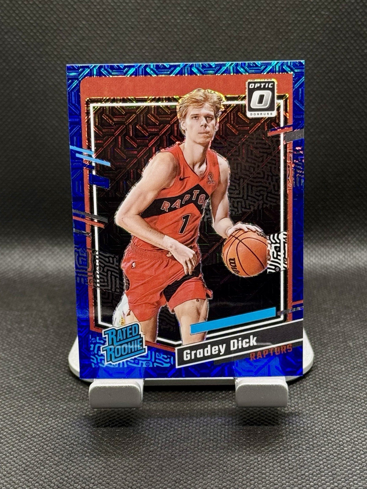 2023-24 Panini Donruss Optic - Rated Rookie Gradey Dick #212 Choice Blue Mojo...