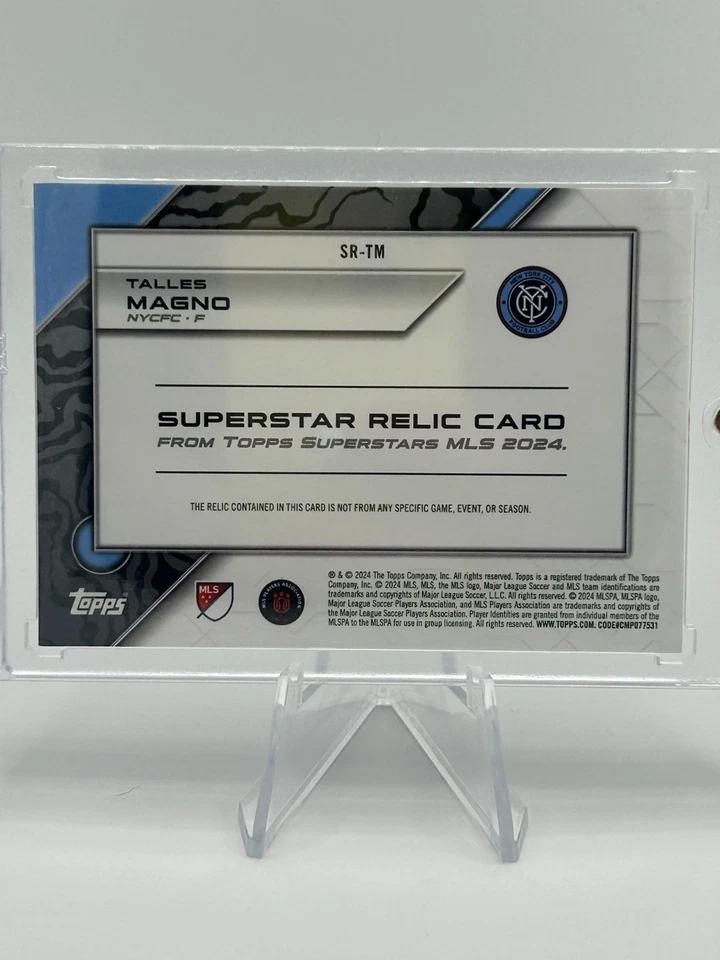 Parche de grasa Talles Magno Topps Superstar SR-TM 41/75 Foto 2 de 2
