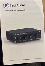 Fosi Audio Q4 Mini Headphone Amplifier Stereo USB AUX Gaming DAC Audio Converter