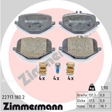 ZIMMERMANN Bremsbelagsatz Scheibenbremse 22717.180.2 f&uuml;r MERCEDES KLASSE W463